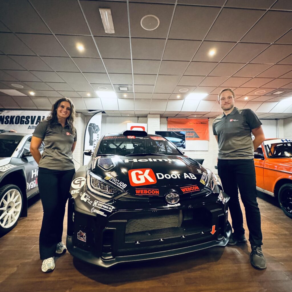 Grus premiär för Dennis och Sunniva i sin Toyota GR Yaris