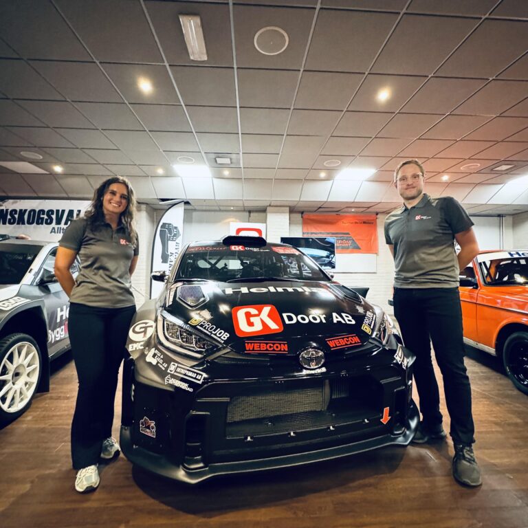 Grus premiär för Dennis och Sunniva i sin Toyota GR Yaris