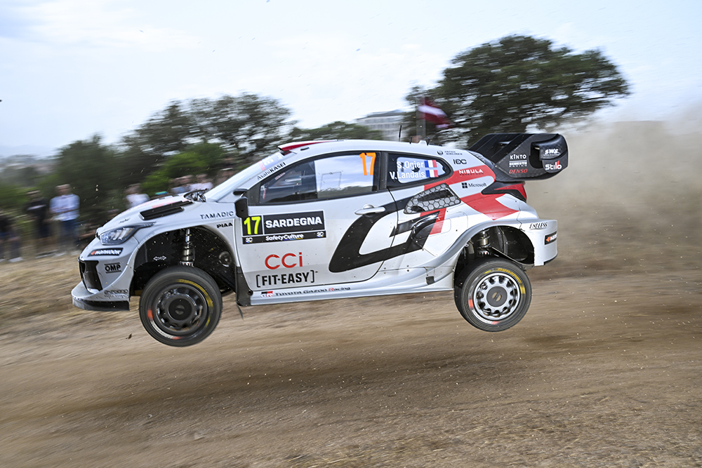 Ogier shakedown sardinien