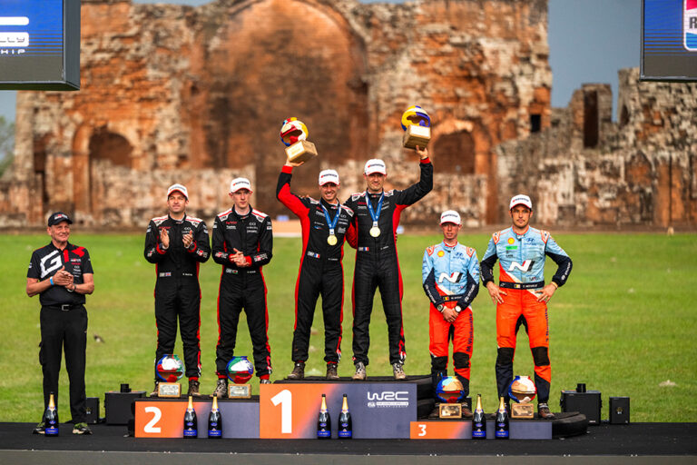 Sébastien Ogier,  Elfyn Evans, Thierry Neuville